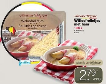 Promoties Witloofrolletjes met ham - Ancienne Belgique - Geldig van 07/02/2013 tot 13/02/2013 bij Lidl