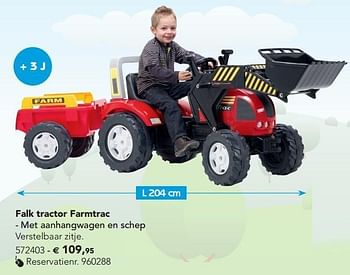 Promoties Falk tractor farmtrac - Falk - Geldig van 07/02/2013 tot 17/08/2013 bij Dreamland