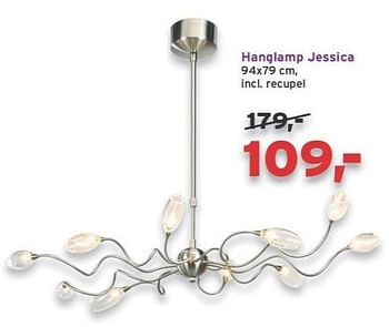 Promoties Hanglamp jessica - Huismerk - Leen Bakker - Geldig van 08/02/2013 tot 26/02/2013 bij Leen Bakker