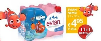 Promoties Evian nemo - Evian - Geldig van 08/02/2013 tot 21/02/2013 bij Cobeli