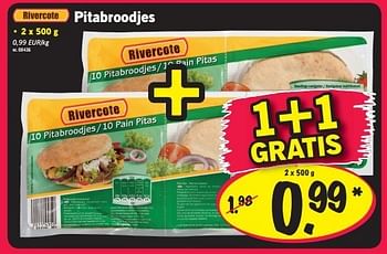 Promoties Pitabroodjes - Rivercote - Geldig van 09/02/2013 tot 09/02/2013 bij Lidl