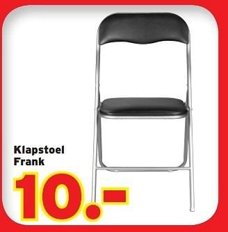Promoties Klapstoel frank - Huismerk - Kwantum - Geldig van 11/02/2013 tot 24/02/2013 bij Kwantum
