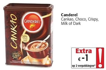 Canderel Canderel cankao, choco, crispy, milk of dark - En