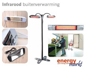Promoties Infrarood buitenverwarming - Huismerk - Energy Markt - Geldig van 13/02/2013 tot 30/04/2013 bij Energy Markt