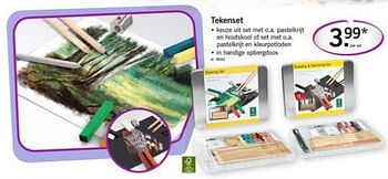 Promoties Tekenset - Huismerk - Lidl - Geldig van 14/02/2013 tot 16/02/2013 bij Lidl