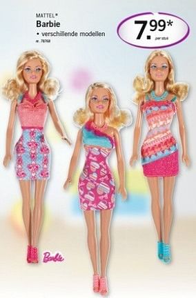 Promoties Barbie - Mattel - Geldig van 14/02/2013 tot 16/02/2013 bij Lidl