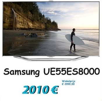 Promoties Samsung ue55es8000 - Samsung - Geldig van 14/02/2013 tot 25/02/2013 bij Elektro Koning