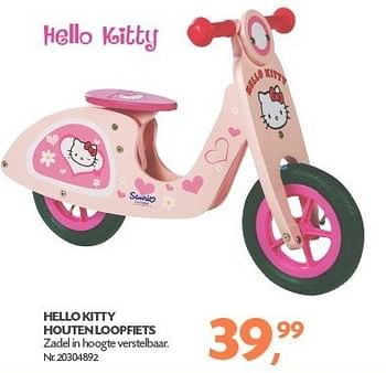 Met name Wantrouwen team Hello kitty Hello kitty houten loopfiets - Promotie bij Fun