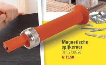 Promoties Magnetische spijkeraar - Huismerk - Brico - Geldig van 20/02/2013 tot 11/03/2013 bij Brico