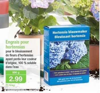 Promotions Engrais pour hortensias - Produit maison - Aldi - Valide de 20/02/2013 à 26/02/2013 chez Aldi