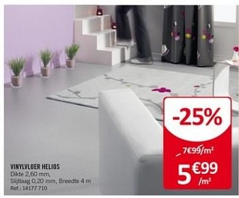 Promoties Vinylvloer helios - Huismerk - Home Market - Geldig van 25/02/2013 tot 23/03/2013 bij Home Market