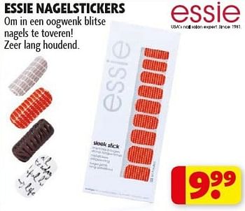 Je zal beter worden flauw slijtage Essie Essie nagelstickers - Promotie bij Kruidvat
