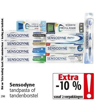 sensodyne proglasur colruyt