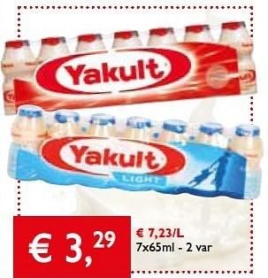 Promoties Yakult 7x65ml - 2 var - Yakult - Geldig van 28/02/2013 tot 12/03/2013 bij Prima