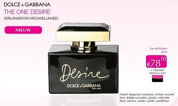 Promoties Eau de parfum - Dolce & Gabbana - Geldig van 01/03/2013 tot 31/03/2013 bij ICI PARIS XL