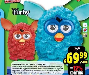 Promoties Furby cool - furby hot - Furby - Geldig van 11/03/2013 tot 14/04/2013 bij ToyChamp