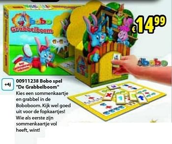 Promoties Bobo spel de grabbelboom - Studio 100 - Geldig van 11/03/2013 tot 14/04/2013 bij ToyChamp