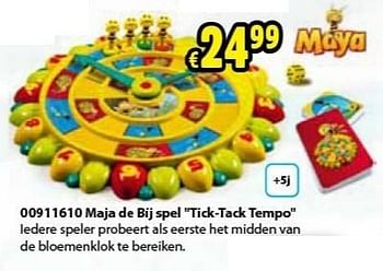 Promoties Maja de bij spel tick-tack tempo - Studio 100 - Geldig van 11/03/2013 tot 14/04/2013 bij ToyChamp