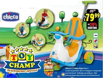 Promoties Baby ride 4-in-1 - Chicco - Geldig van 11/03/2013 tot 14/04/2013 bij ToyChamp