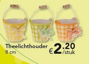 Promoties Theelichthouder - Huismerk - Euroshop - Geldig van 14/03/2013 tot 14/04/2013 bij Euro Shop
