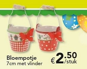 Promoties Bloempotje - Huismerk - Euroshop - Geldig van 14/03/2013 tot 14/04/2013 bij Euro Shop