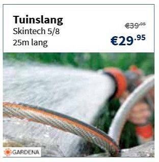Promoties Tuinslang skintech 5-8 25m lang - Gardena - Geldig van 14/03/2013 tot 27/03/2013 bij Cevo Market