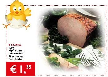 Promoties Kipfilet met tuinkruiden - filet poulet fines herbes - Huismerk - Prima - Geldig van 14/03/2013 tot 26/03/2013 bij Prima