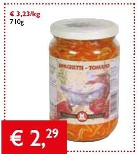 Promoties Spaghetti tomato - Huismerk - Prima - Geldig van 14/03/2013 tot 26/03/2013 bij Prima