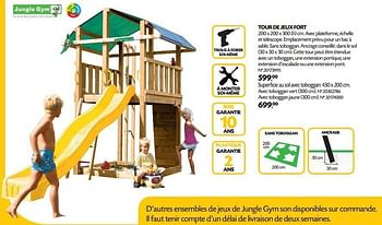 Promotions Tour de jeux fort - Jungle Gym - Valide de 15/03/2013 à 31/08/2013 chez Fun