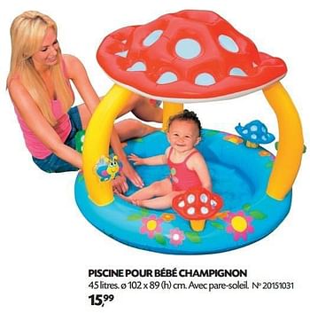 Produit Maison Fun Piscine Pour Bebe Champignon En Promotion Chez Fun