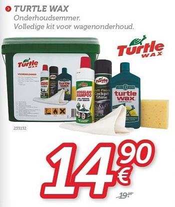 Promoties Turtle wax onderhoudsemmer - Turtle wax - Geldig van 18/03/2013 tot 13/04/2013 bij Auto 5