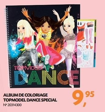 Album a colorier dance topmodel 