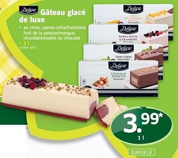 Deluxe Gateau Glace De Luxe Promotie Bij Lidl