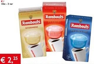 Promoties Rombouts - Rombouts - Geldig van 28/03/2013 tot 09/04/2013 bij Prima