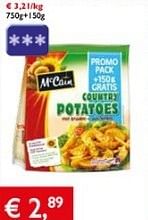 Promoties Country potatoes - Mc Cain - Geldig van 28/03/2013 tot 09/04/2013 bij Prima