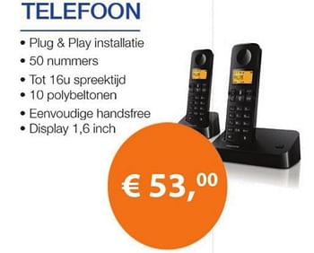 Promoties Telefoon - Philips - Geldig van 02/04/2013 tot 31/05/2013 bij Energy Markt
