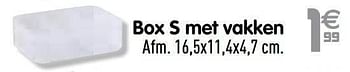Promoties Box s met vakken - Pure Box - Geldig van 09/04/2013 tot 17/04/2013 bij Gifi
