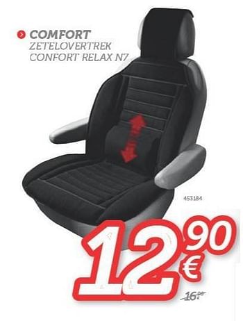 Promoties Comfort zetelovertrek confort relax n7 - Huismerk - Auto 5  - Geldig van 15/04/2013 tot 11/05/2013 bij Auto 5