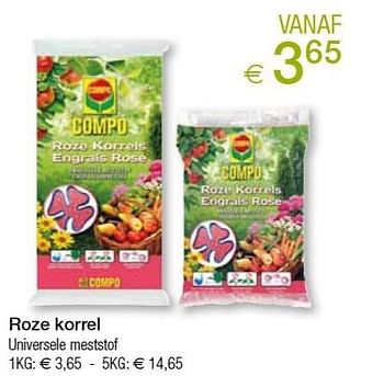 Promoties Roze korrel - Compo - Geldig van 23/04/2013 tot 21/05/2013 bij Euro Shop