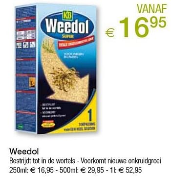 Promoties Weedol - weedol - Geldig van 23/04/2013 tot 21/05/2013 bij Euro Shop