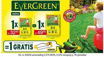 Promoties Evergreen extra - Evergreen - Geldig van 23/04/2013 tot 21/05/2013 bij Euro Shop