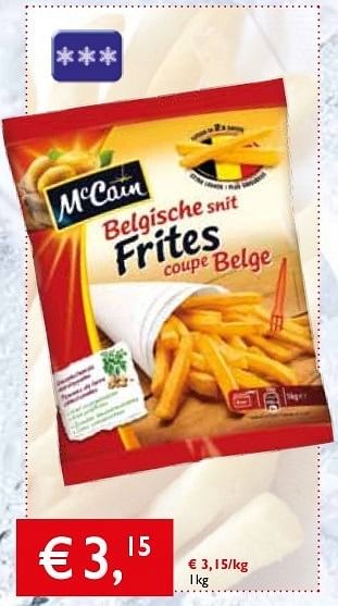 Promoties Belgische frites - Mc Cain - Geldig van 25/04/2013 tot 07/05/2013 bij Prima