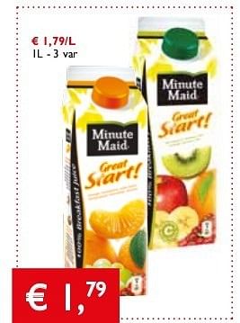 Promoties Sinaasappelsap - Minute Maid - Geldig van 25/04/2013 tot 07/05/2013 bij Prima