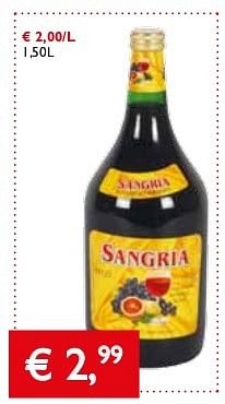 Promoties Sangria - Rode wijnen - Geldig van 25/04/2013 tot 07/05/2013 bij Prima