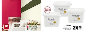 Promoties Basic mat matte verf voor binnenmuren - ITI - Geldig van 29/04/2013 tot 25/05/2013 bij Home Market