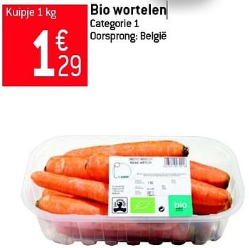 Promotions Bio wortelen - Produit maison - Match - Valide de 30/04/2013 à 07/05/2013 chez Match Food & More