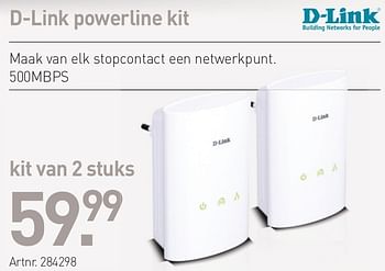 Promoties D-link powerline kit - D-Link - Geldig van 02/05/2013 tot 25/05/2013 bij Forcom