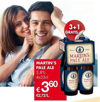 Promoties Martin’s pale ale - Martin's - Geldig van 03/05/2013 tot 16/05/2013 bij Cobeli