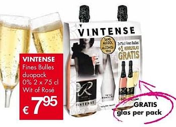 Promoties Vintense fines bulles duopack - STASSEN - Geldig van 03/05/2013 tot 16/05/2013 bij Cobeli