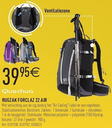 Forclaz rugzak best sale